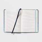 240 Sheet College Ruled Journal 7.75"x5.5" Blue Watercolor Hard Cover, Acid-Free, Rounded Corners, Multicolor - Image 3